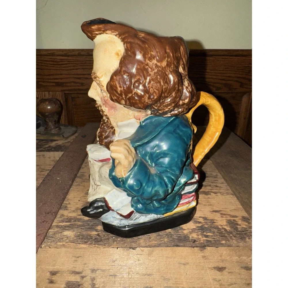 Charles Dickens 1812-1870 Burleigh Ware Large Toby Jug In Very Good Condition